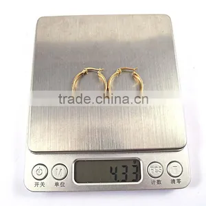 Best Selling Stainless Steel Jewelry Gold Earrings Big Hoop Earrings thumbnail-6