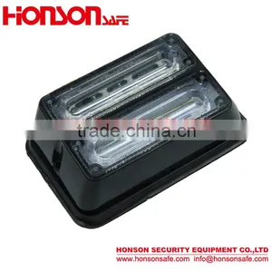 12V 1W LED Warning Grille Vehicle Surface Mount Emergency Light HF-241 thumbnail-1