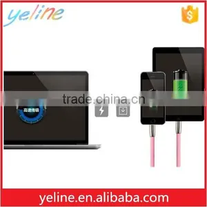 2016 Popular Stainless Steel One Side Mic Usb One Side for Iphpne Data Cable for Oppo R9/N1/A53 thumbnail-2