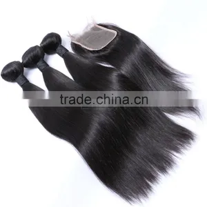 Distributors no Shedding Good Quality Bundle Peruvian Human Hair Bundles With Closure Supplier's Choice thumbnail-3