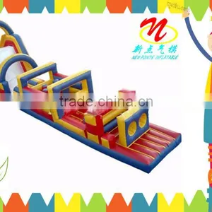 Long Giant Cheap Inflatable Water Obstacle Course for Adults and Kids thumbnail-1