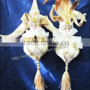 Pastoral Home Accessories Gossamer Craft Ornaments Christmas Gift Couple Doll Hanging Feet Hanging Feet Onion thumbnail-1