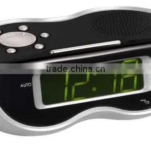 Cheap Stream Lined Table Desktop Alarm Clock Radio thumbnail-2