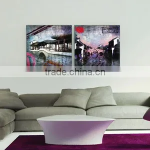 2 Panels European Style Canvas Painting OM-002 thumbnail-1