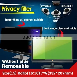 2 Way Privacy Screen Protector 15 Inch 16:10 Factory Supply Competive Price and Good Quality thumbnail-1