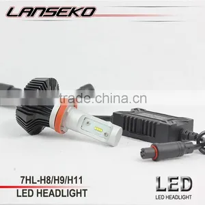 Long Lifespan 12v Auto Light 30w 4000LM Hot Sale h8 Led Headlamp With 2 Years Warranty From LSK thumbnail-1