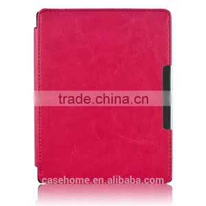 Smart Side Open Style Leather Case Cover for Kobo Aura 6" Ereader thumbnail-3