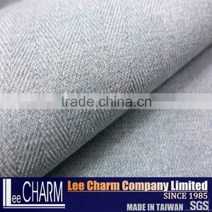 Green Elastic Twill Polyester Spandex Blend Spacer Garment Fabric thumbnail-6