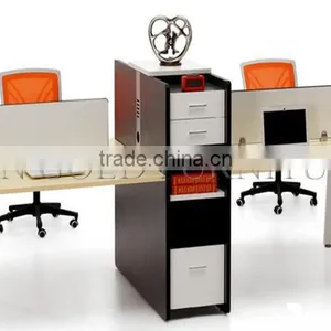 Simple but Most Fashionable Office Workstation for Four Office Staff(SZ-WSL329) thumbnail-2