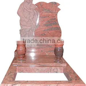 Western Style Sculpture Monument/tombstone/gravestone With Pots thumbnail-1