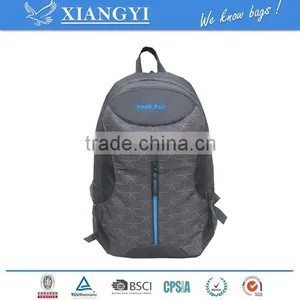 2016 New Design Laptop Backpack School Backpack With Letters Embroidered thumbnail-1