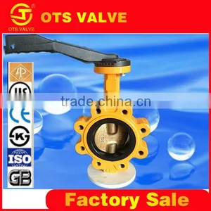 BV-DS043 Standard and Nonstandard 6 Inch no Pin Lug Type Butterfly Valve thumbnail-1