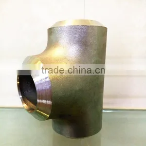 304/316/321 Butt Welding Equal Tee Forged Butt Welded Lateral Tee thumbnail-4