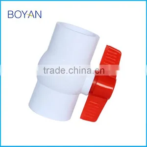 1/2" -6" Inch Plastic 2 Way Water Tap Connector Pipe Joint Ball Valve thumbnail-2