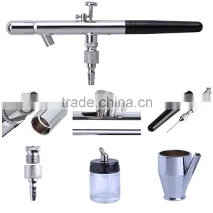 3 Airbrush Compressor Kit Dual Action Spray Air Brush Set Tattoo Nail Art Quality Choice thumbnail-6