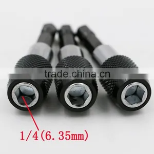 1/4 Hex Shank Quick Release Electric Drill Magnetic Screwdriver Bit Holder 60mm thumbnail-2