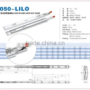 Lock in Lock Out Heavy Duty Ball Bearing Slide 1050-LILO thumbnail-2