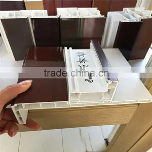 Cheap Laminated PVC Profile for Window and Door thumbnail-1