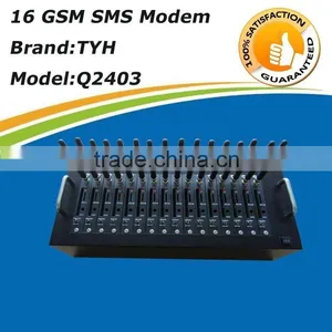 USB GSM SIM Card 16 Port Bulk Sms Modem,wavecome Q2303 Modem,gsm Modem Tablet pc thumbnail-1