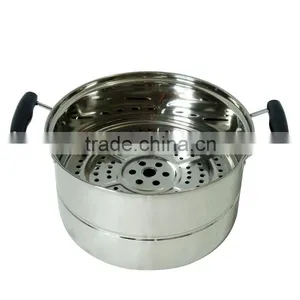 Price for Kitchen Utensils 32cm Stainless Steel Food Steamer Pot in Guangdong 2015 thumbnail-4