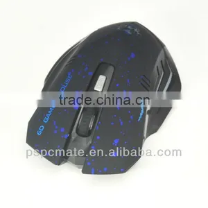 2.4GHz Gaming Ergonomic Shape Outstanding Quality Wireless Red LED Tracking Mouse thumbnail-1