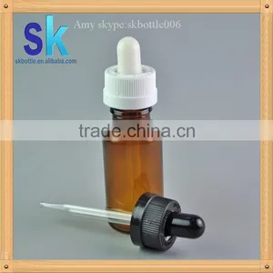 Essential Oil /e Liquid Glass Bottles Glass Dropper Bottle 30ml Amber in the Tubes thumbnail-2