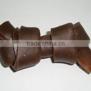 2.5" Natural Beef and Cheese Knot Dog Chews thumbnail-1