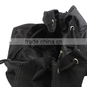 Fashion Canvas Polyester Travel Backpack Bags With Drawstring Closure thumbnail-2