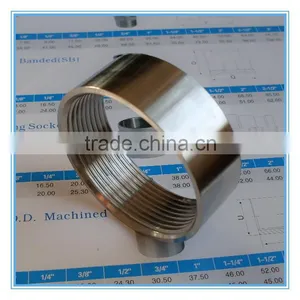 316 S.s 150lbs Threaded Fittings Din2999 Half Counter Nut thumbnail-1