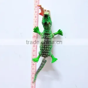 6 Inch Plastic Crocodile Eat Fish Handmade Popular Fridge Magnet thumbnail-2