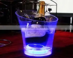 Light Bar LED Ice Bucket Unbreakable Charging Colorful Transparent Remote Control Handle Champagne Bucket Beer Barrel LED thumbnail-1