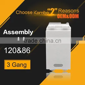 3 Gang Best Function Modular Switch Plates thumbnail-1