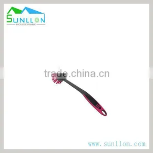 Colourful Plastic Long Handle Holloware Brush PP Bristle Brush Cleaning Kitchen Washing Brush thumbnail-3