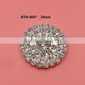 Hot Selling Factory Price Rhinestone Button in Stock (btn-5607) thumbnail-1