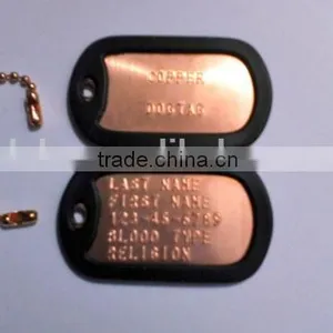 Low Price Soldier Dog Tags Hot Sales Customize Mens Dog Tag High Quality Embossed Dog Tags thumbnail-2