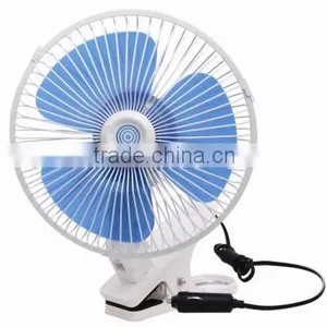 DC 12V /24V Deluxe 8'' Oscillating Car Fan With Gimbal Clip (WIN-106) thumbnail-3