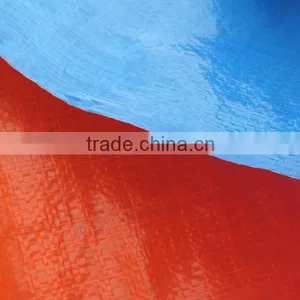 Waterproof Plastic Blue Orange Poly Tarps Direct Cheap Tarpaulin Manufacturer thumbnail-1