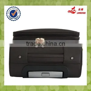 Dark Brown Four Wheels Passed ISO9001 Certificate Business Trolley Bag thumbnail-3