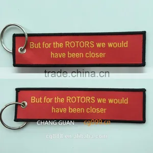 The Washable Woven Label Key Ring thumbnail-3