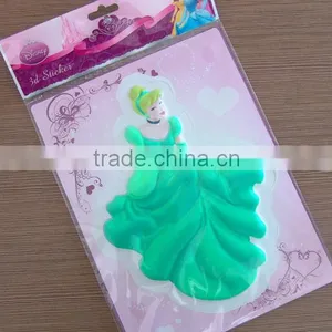 China Custom Shape Kids Cute Cartoon PVC 3D Bump Sticker for Gift thumbnail-1