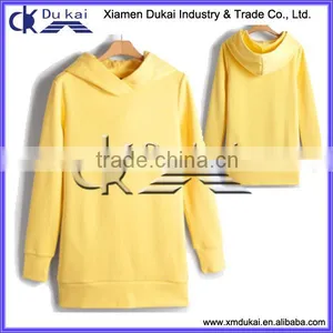 Women's Long Style Fleece Hoodies Sweatshirt With Hood thumbnail-1