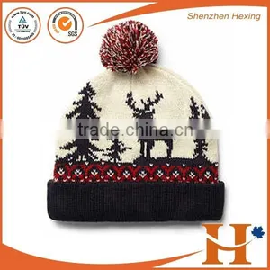 Factory Wholesale Custom Beanie Hat Cap to Keep Winter Warm thumbnail-5