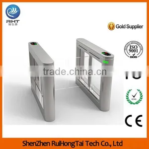 Automatic Swing Barrier Gate With Card Reader or Fingerprint For Entry thumbnail-1