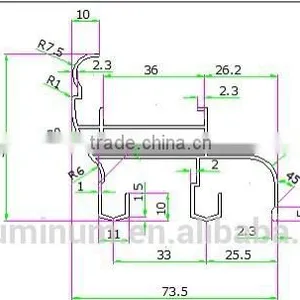 Ghana Alunminum Profile, Aluminum Profile for Ghana Market thumbnail-1