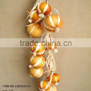 2015 High Quality Harvest Artificial Orange Onion String Decoration Artificial Vegatabgles String thumbnail-1