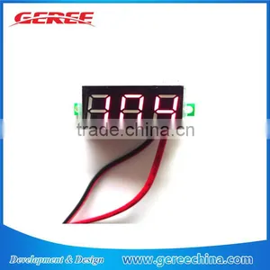 0.36" 2 Wires Mini Digital LED Car Truck Voltmeter 12v 4.5-30V Voltage Panel Meter thumbnail-1