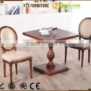 Simple Design Widely Antique Dining Table Set thumbnail-6