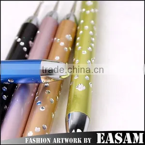 5pcs Set Metal 10 Different Sizes Nail Dotting Pen Kit thumbnail-1