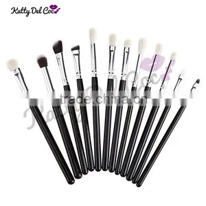 Fashion Color Private Label 12pcs Professional Makeup Brush Set,PU Bag Supplier's Choice thumbnail-2
