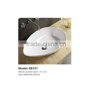 Egg Shape Lavatory Wash Hand Sink EB337 thumbnail-1
